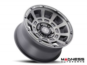 Ford Bronco Custom Wheels (1) - Thrust - Smoked Satin Black - 17 X 8.5 / 6 x 5.5 / 0 / 4.75" - Icon 